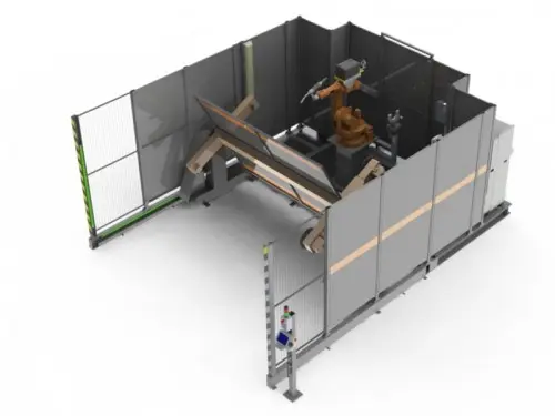 Welding cabin electric